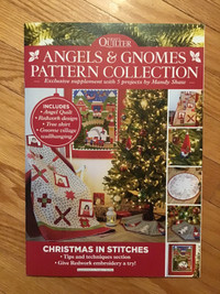 Angels and Gnomes Pattern Collection for Quilting & Embroidery 