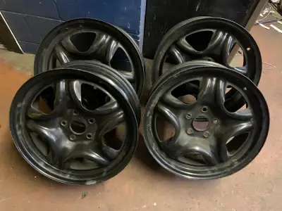 (4) 17” Factory Steel Wheels For Toyota Rav4 & Other 5x114.3 Bolt Pattern Vehicles... In Excellent C...