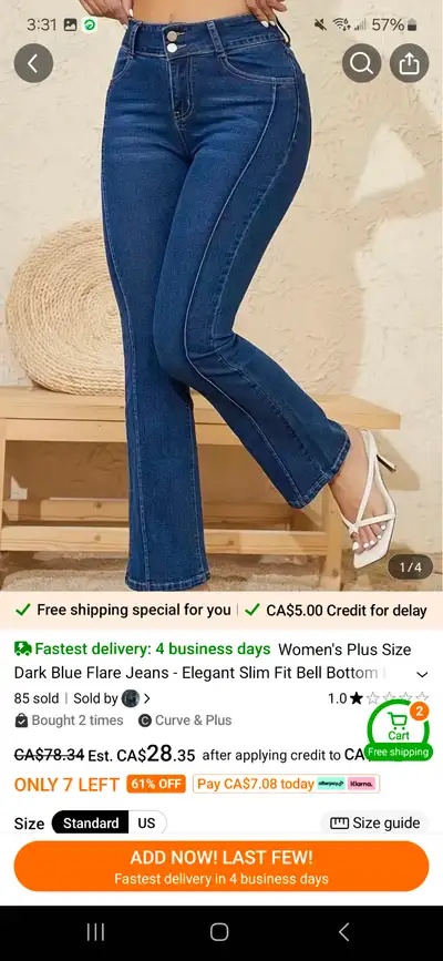 Womens Jean's, View more