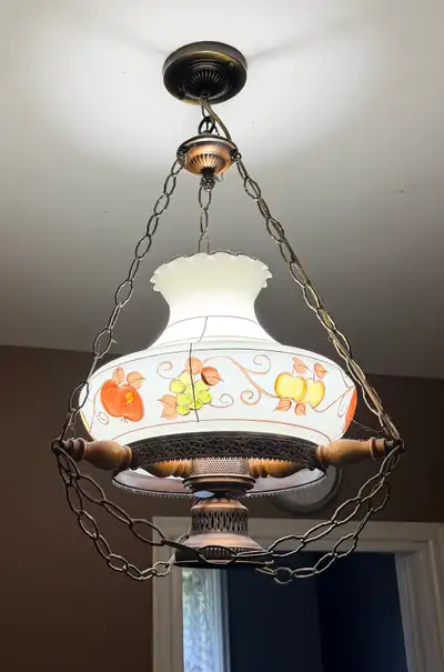 Vintage Fruit Pattern Pendant Chandelier, View more
