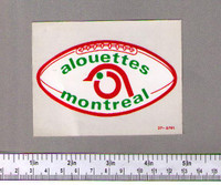 Achat - Buying: Montreal Alouettes CFL Autocollants / Decals