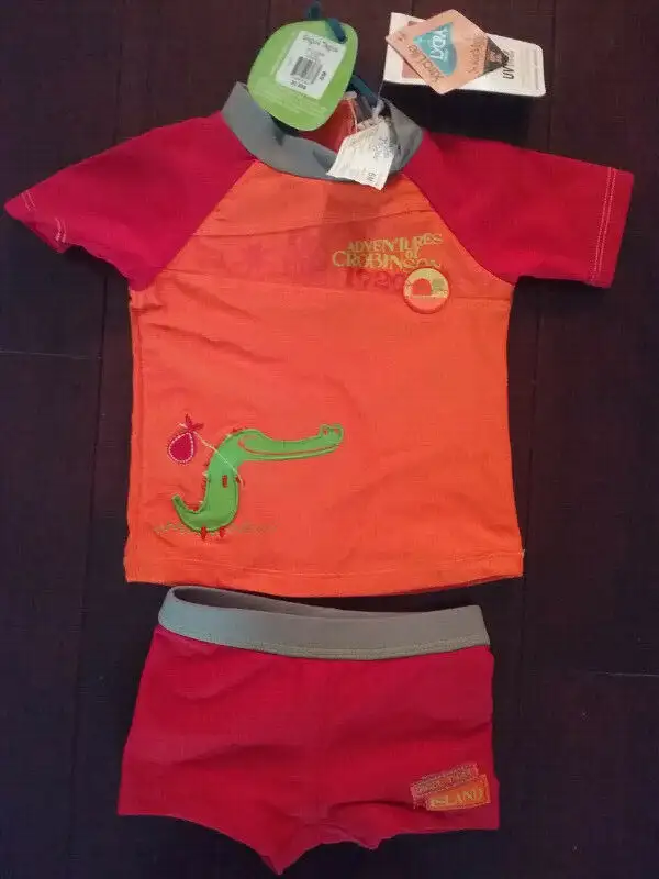Gagou Tagou NEW Swimsuit with UPF Protection 50+ / 6M in Clothing - 3-6 Months in Gatineau - Image 2