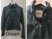 2 women's leather jackets for sale