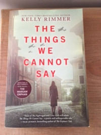 Book 'The Things We Cannot Say' by Kelly Rimmer