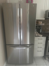 Stainless steel fridge LG