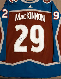 Nathan MacKinnon Jersey Sticker for Sale by aenewby