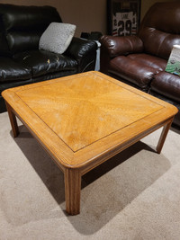 Solid Wood Coffee Table and Side Table