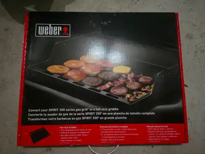 WEBER RUST RESISTANT GRIDDLE INSERT NEW, View more