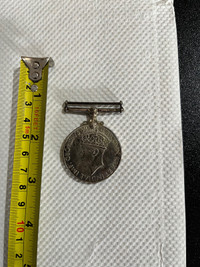 1939-1945 KING GEORGE VI LIONS WWII Medal