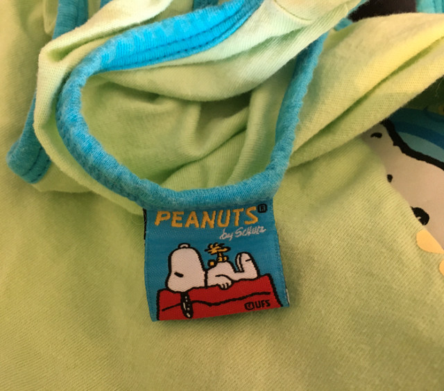 Peanuts Snoopy tank top with blue rhinestones in Women's - Tops & Outerwear in Grande Prairie - Image 3