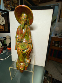 Vintage Porcelain Chinese Asian Old Man Figurine ARNEL'S