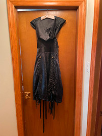 Goth/Steampunk Black Dress by Spin Doctor size 8