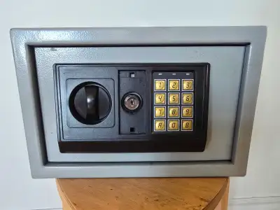 Electronic Digital Security Safe 12x8 with keys., View more