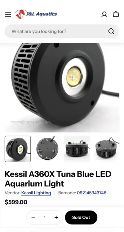 Kessil a360x tuna blue, View more