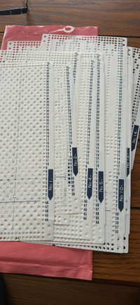 Brother P series punchcards for knitting machine 