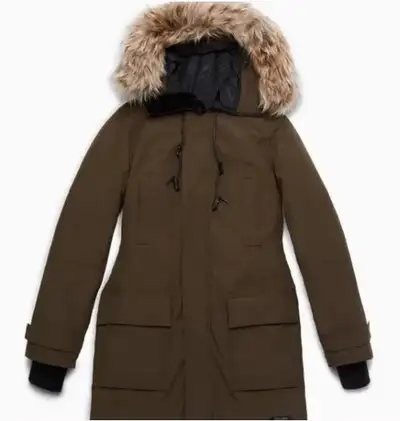 Parka femme Golden by TNA médium couleur olive foncé, View more