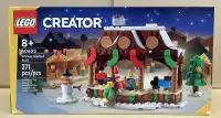 LEGO Creator 40602 Winter Market Stall 2 Minifigures 271 Pieces