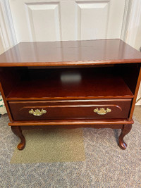 TV Table with shelf and drawer