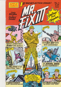 Apple Comics - Mr. Fixitt - Complete series of 2 comics.