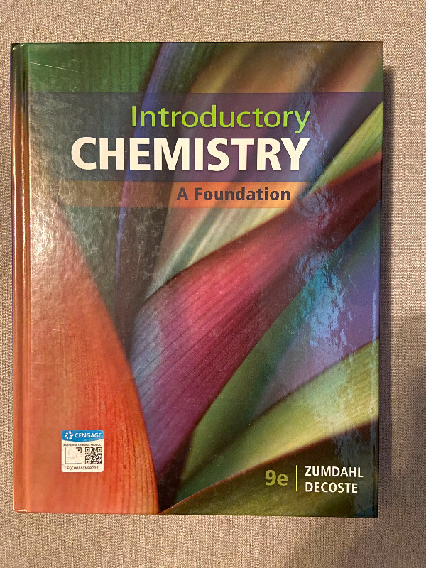 Introductory Chemistry- 9th edition, Zumdahl Decoste in Textbooks in Windsor Region