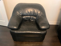 Used leather sofa