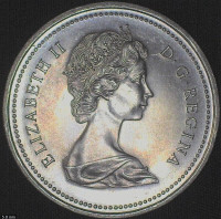 1873-1973 Canadian dollar coin