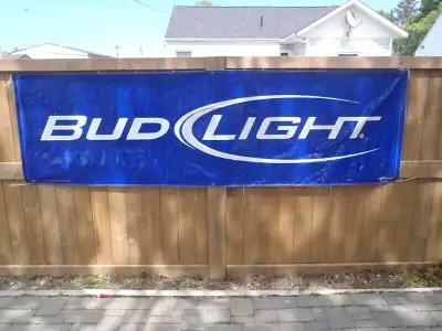 Bud Light Banner. Size 72 x 24, View more