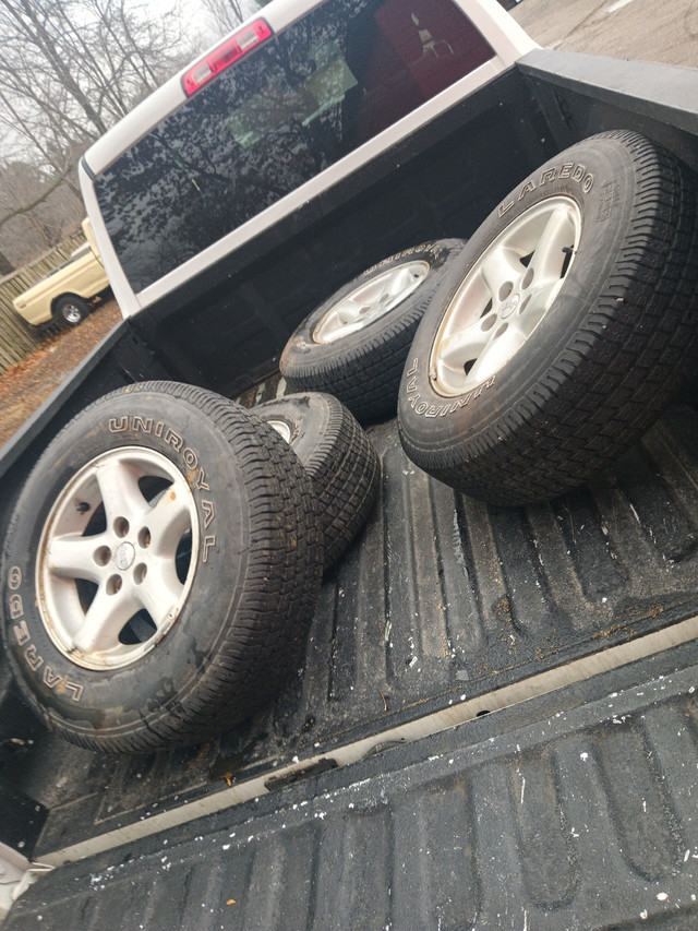 Used tires, rims, wheels for winter in Garage Sales in Barrie - Image 3