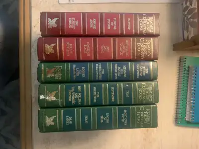 I have a collection of Reader's Digest Condensed Books available, perfect for collectors or anyone w...