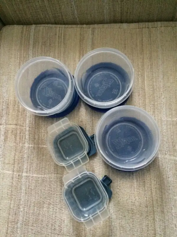 120A 3 Ziploc 2 cup round container  $5.00 in Other in Edmonton - Image 2