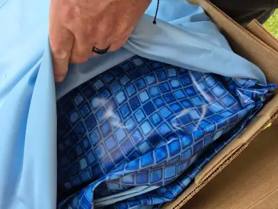 Brand new pool liner 24foot round 54inch high. J clip. Bought it a year ago so can't return it. Aski...