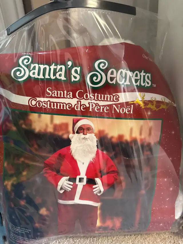 Santa suit (worn twice)