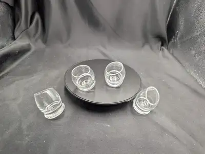 B&B The Cognac Liqueur Schnapps Egg Roly Poly Shot Glass 4 Pc, View more