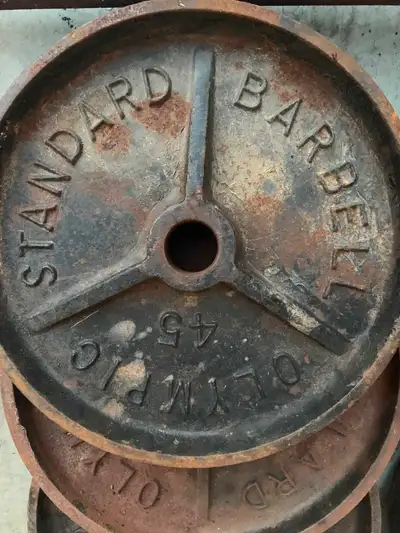 Looking to buy old Olympic weight plates, standard plates . If you have old plates even rusty ones I...