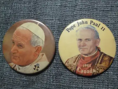Pope John Paul II 1984 Canada visit pins, View more