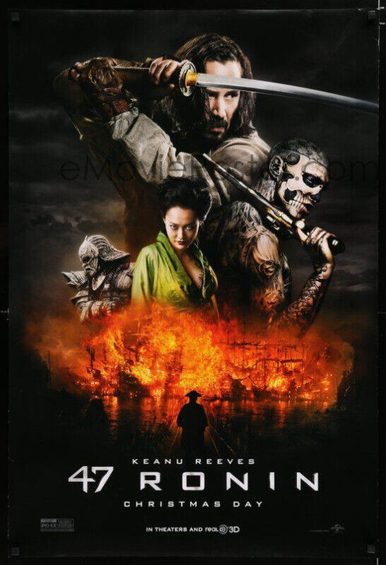 47 RONIN (2013) ORIGINAL MOVIE POSTER in Arts & Collectibles in Truro