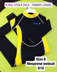 Girls' size 8 wetsuit