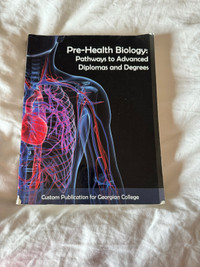 Older Pre Health Textbooks for sale!