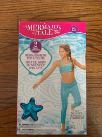 Mermaid Bikini top and tights swimsuit 