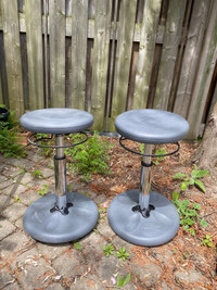 “Kore” Kids Adjustable Chairs x 2 Grey