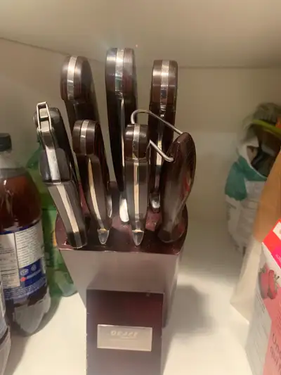 Knife block set, View more