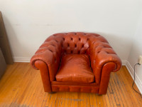 Art Shoppe leather club chair