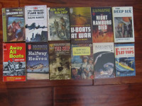 War Themed Paperback Books see list and price