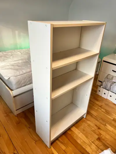 White Bookcase, View more