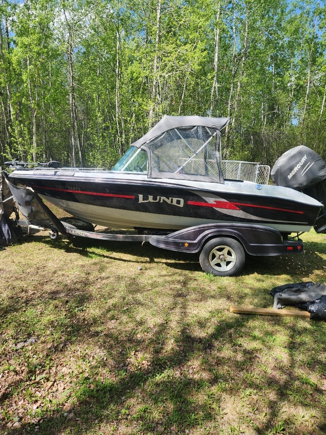 Lund fishing boat Powerboats & Motorboats Edmonton Kijiji