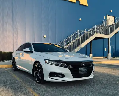 2.0T Honda Accord Sport Clean Title Clean Carfax attached Ultra low kms as only used for school and...