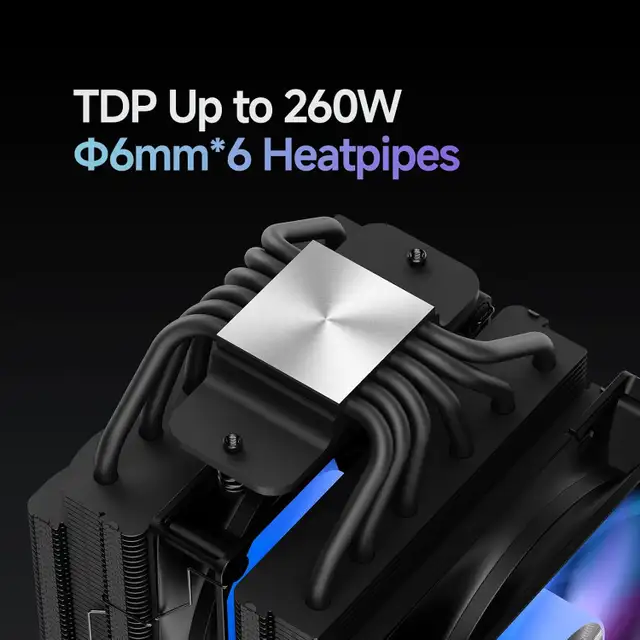 Delta A62 ARGB CPU Cooler in System Components in City of Montréal - Image 4