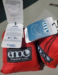 BNWT ENO Traveler Single hammock in RED/Maroon $40 each