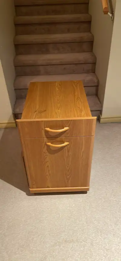 Cabinet with extender shelf and drawers, View more