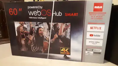 BNIB...cash only...pick up in Milton Brand RCA Screen Size (Televisions) 60" Screen Type 4K UHD Smar...